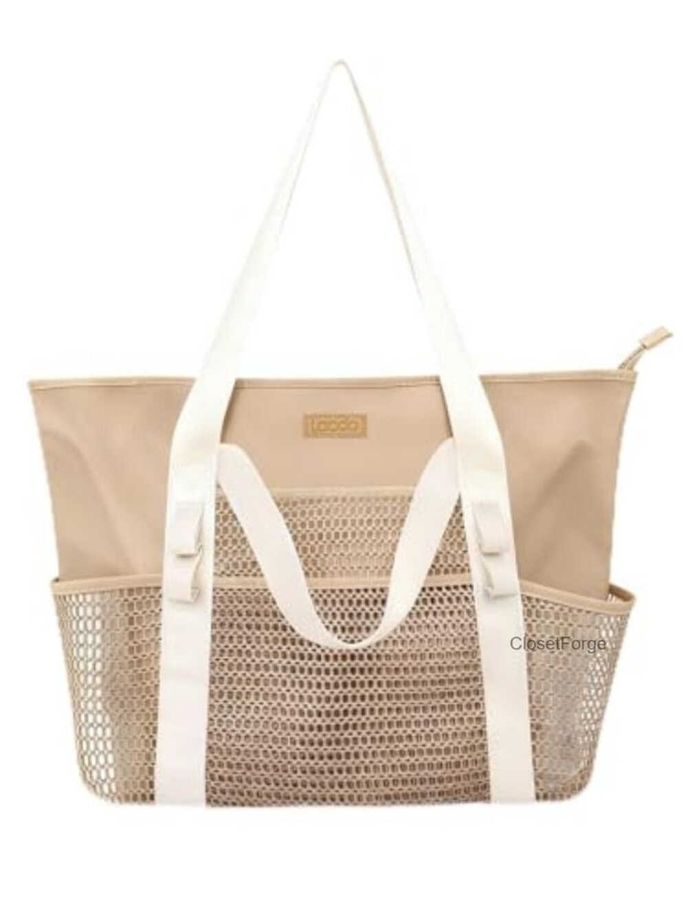 Mesh Tote Bag for Women - Foldable Waterproof Beach Shoulder Bag Travel